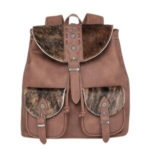 Trinity Ranch Backpack. Leather With HOH ( Hair On Hide). New With Tag